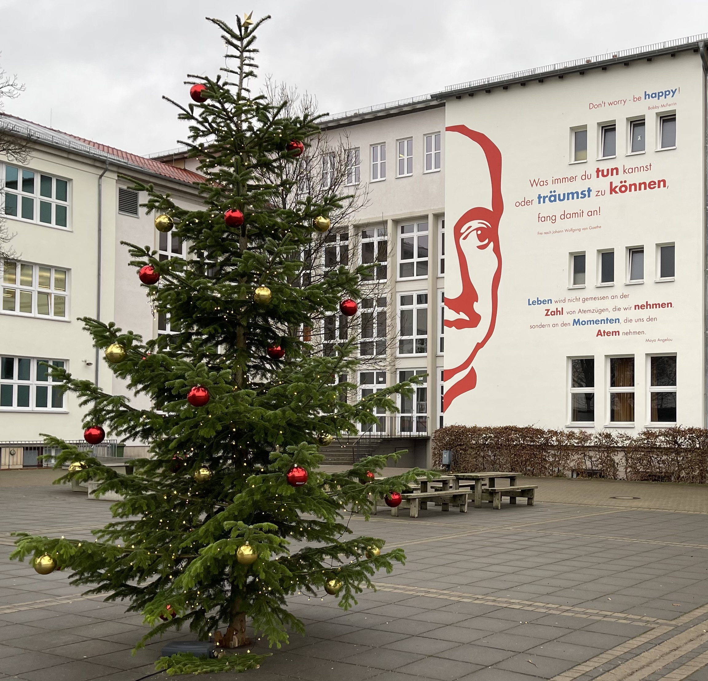 Festliche Stimmung am „Goethe“